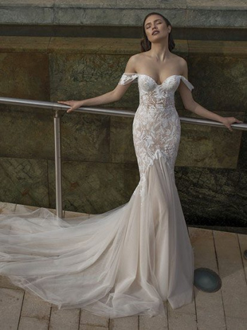 Elegant Fishtail Pleated Wholesale Wedding Dresses